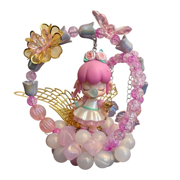 Nanci - Etsy Handmade Nanci Figurine with Beaded Halo